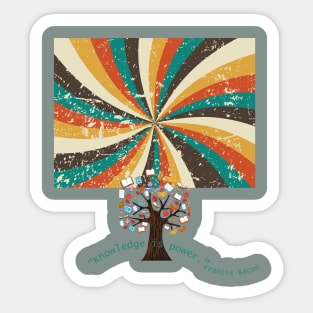 Knowledge is Power: Tree of Wisdom Sticker